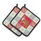 Caroline's Treasures Carolines Treasures CK5642PTHD Maine Coon 1 Cat Love Pair of Pot Holders 7.5HX7.5W multicolor